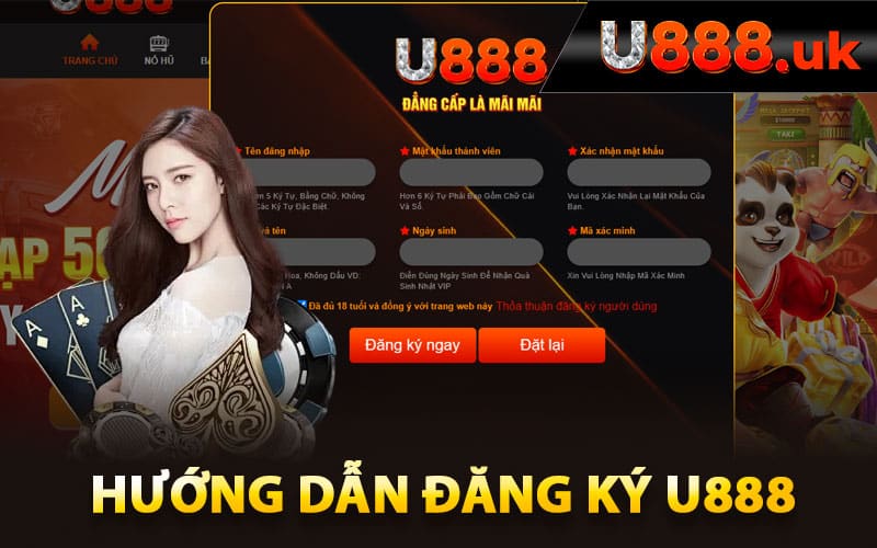 Hướng dẫn đăng ký U888